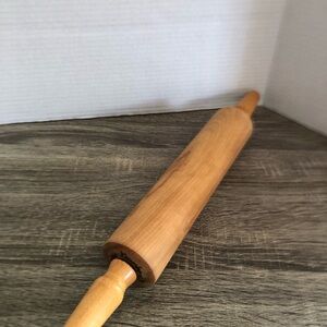 Vtg Baribocraft Solid Wooden Rolling Pin